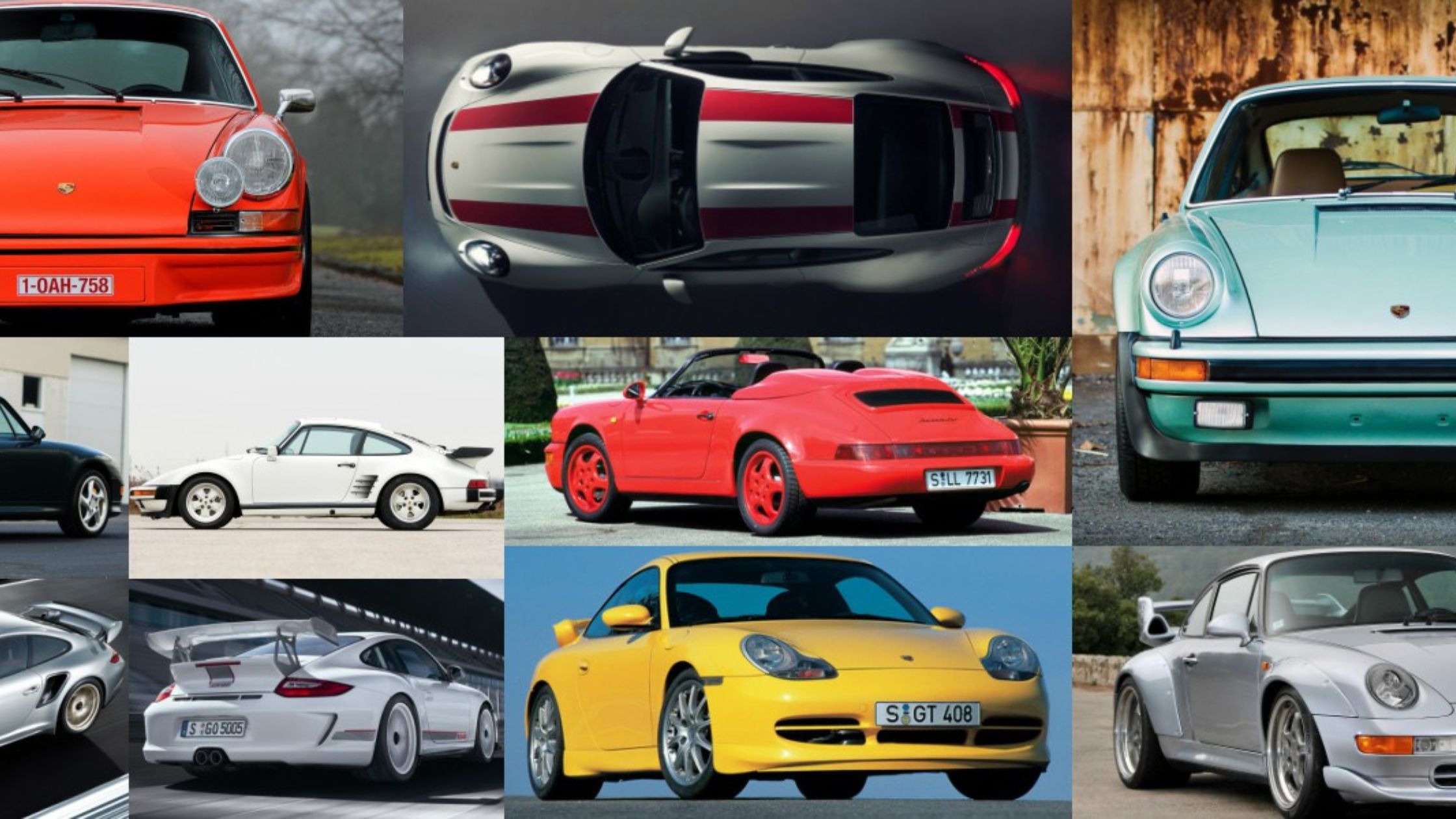  Porsche 911 Iconic Sports Cars-Index 911