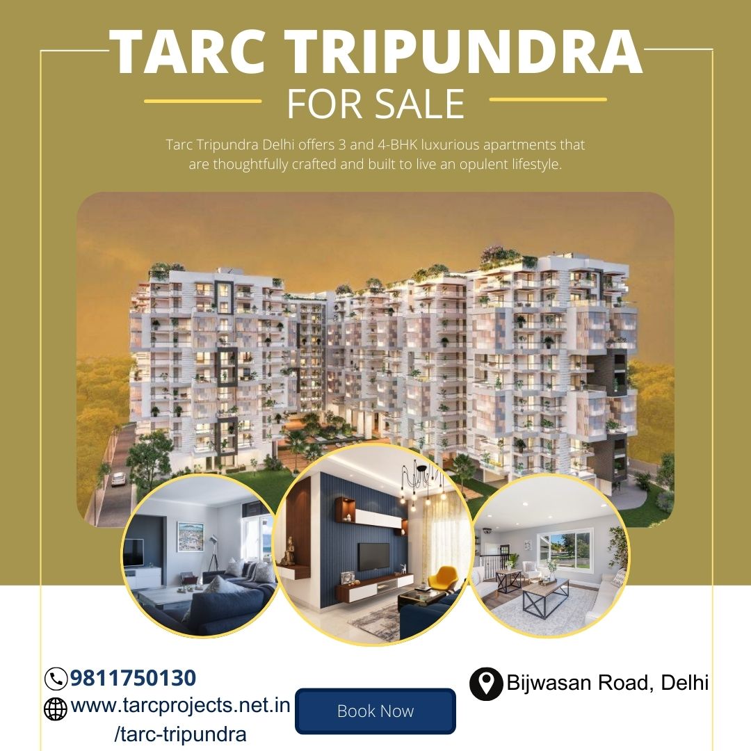  Elevate Your Lifestyle: TARC Tripundra's Modern Apartments in New Delhi