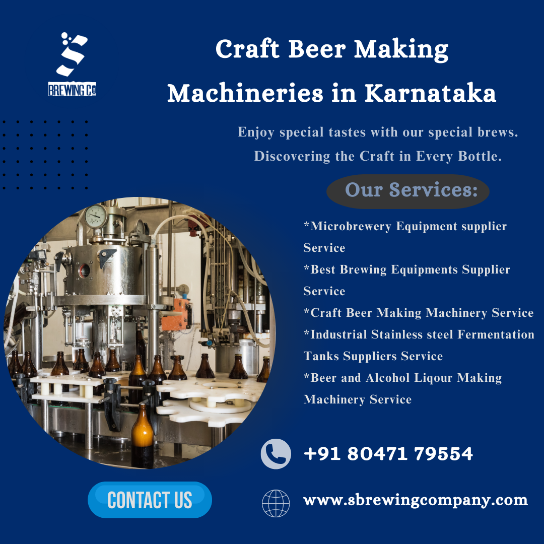 Craft Beer Making Machineries in Karnataka