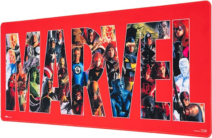  Avengers Red XXL (31.5″ x 13.78″ x 1.57) Gaming Mouse Mat by Grupo Erik