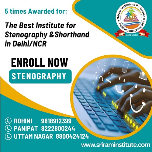  Best stenography course in uttam nagar