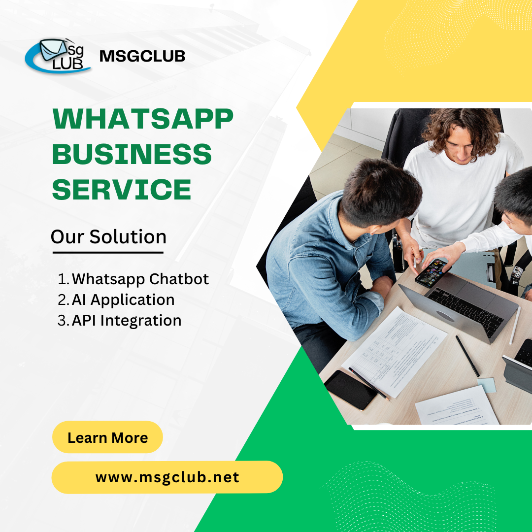  Whatsapp business Service Provider: Msgclub