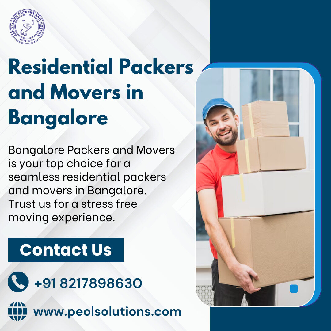  Residential Packers and Movers in Bangalore