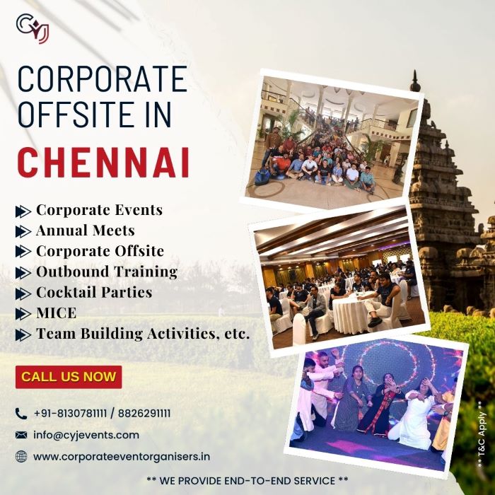  Choose the Best Corporate Offsite Venues in Chennai – Perfect for Team Building