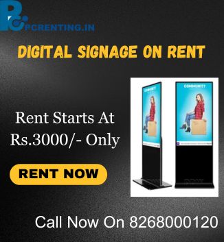  Digital Standee On Rent For Events Starts At Rs.3000/- Only In Mumbai