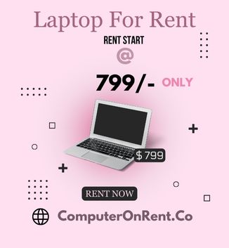  Laptop For Rent In Mumbai @ 799 /- Only