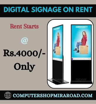  Digital Standee On Rent Starts At 4000/- Only In Mumbai