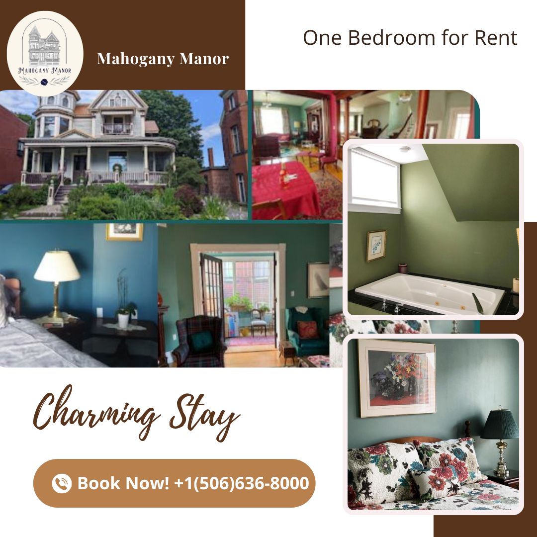  one bedroom for rent on the mahogany manor Bed and Breakfast