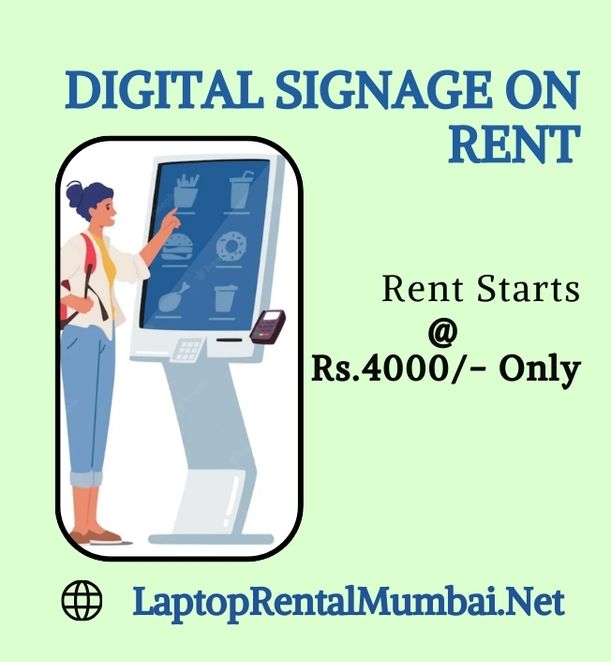  Rent A Digital signage start At rs. 4000/-  Only In Mumbai