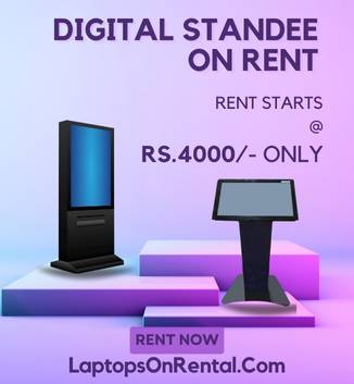  Rent A Digital signage start At rs. 4000/-