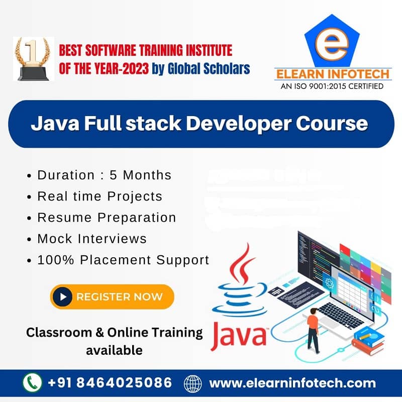  Java Full Stack Training in Hyderabad