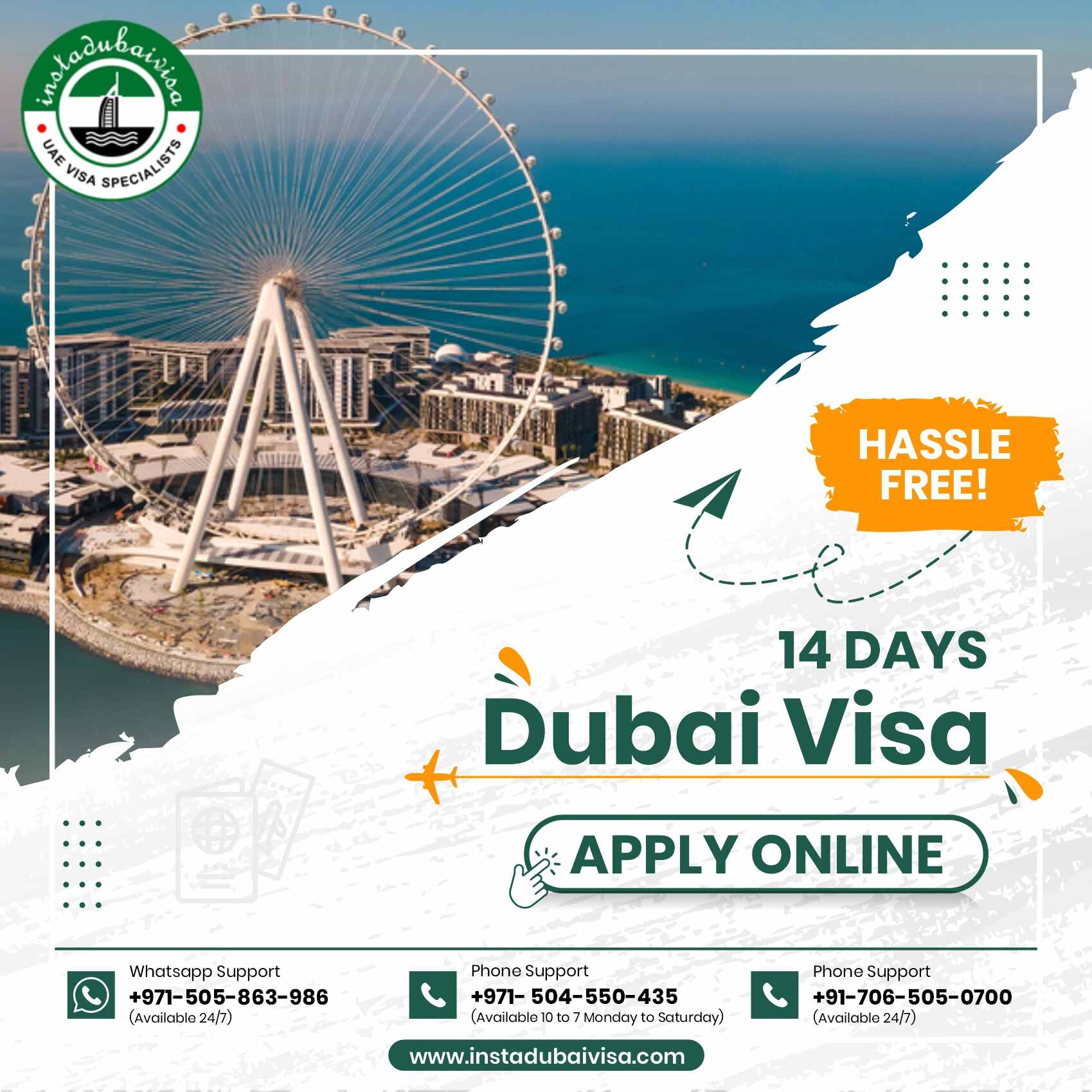  Dubai 14 Days Visa - View Fees, Documents - Apply Online