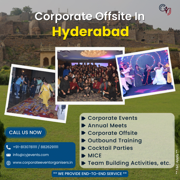  Plan your next Corporate Offsite in Hyderabad with CYJ – Enjoy Team Building Activities