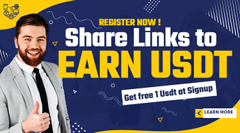  Earn USDT by shortening links online. minimum withdraw is 10 usdt. Get free 1 USDT at signup.