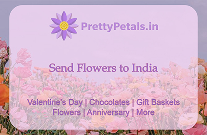  Send Flowers to India - Online Delivery at PrettyPetals.in