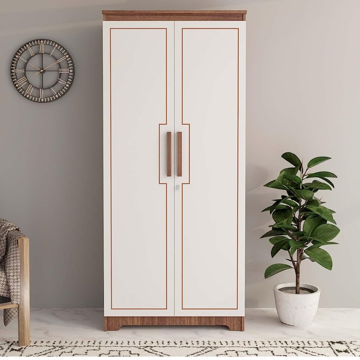  Buy a Modern Double Door Wardrobe Upto 70% off