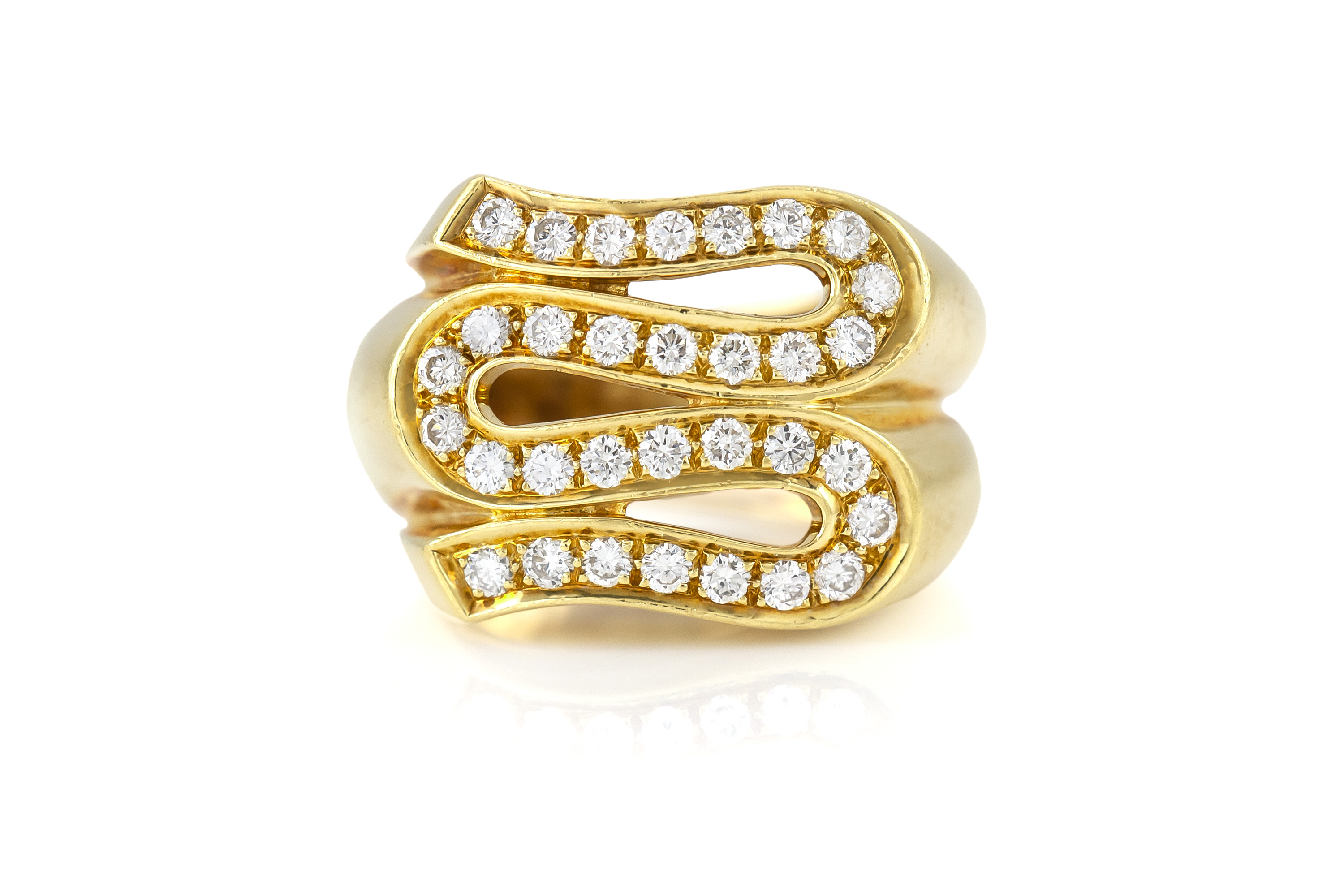  Buy Versace Gold Ring with Diamonds