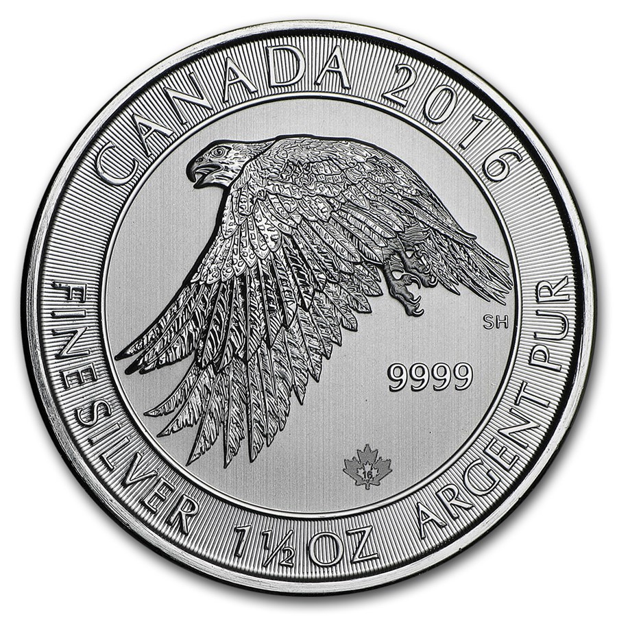  The Canadian Snow Falcon Silver Coin - Vaultus Gold