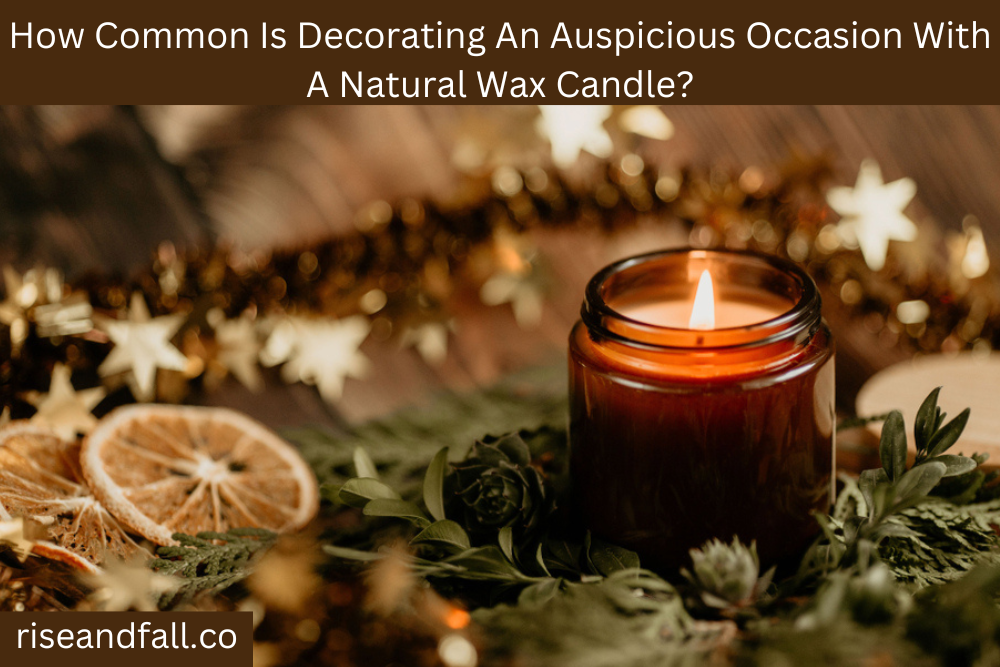  "Light up your celebrations with the natural glow of wax candles - the perfect way to mark auspicious occasions!"