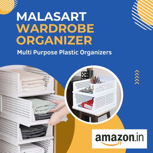  Malasart Wardrobe Organizer Multi Purpose Plastic Organizers