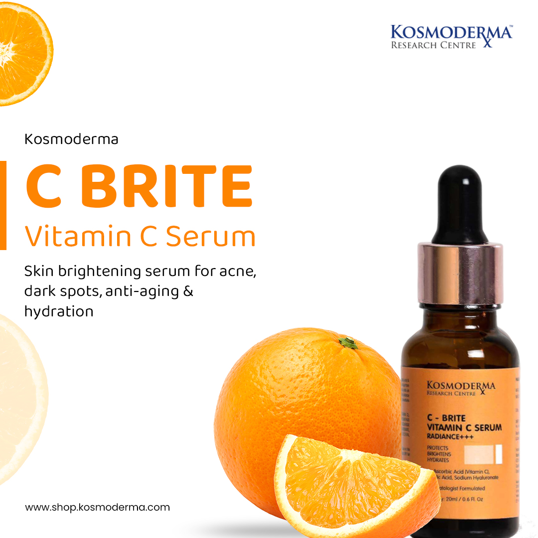  C-Brite Vitamin C Serum for Skin Brightening for Oily Skin & Open Pores
