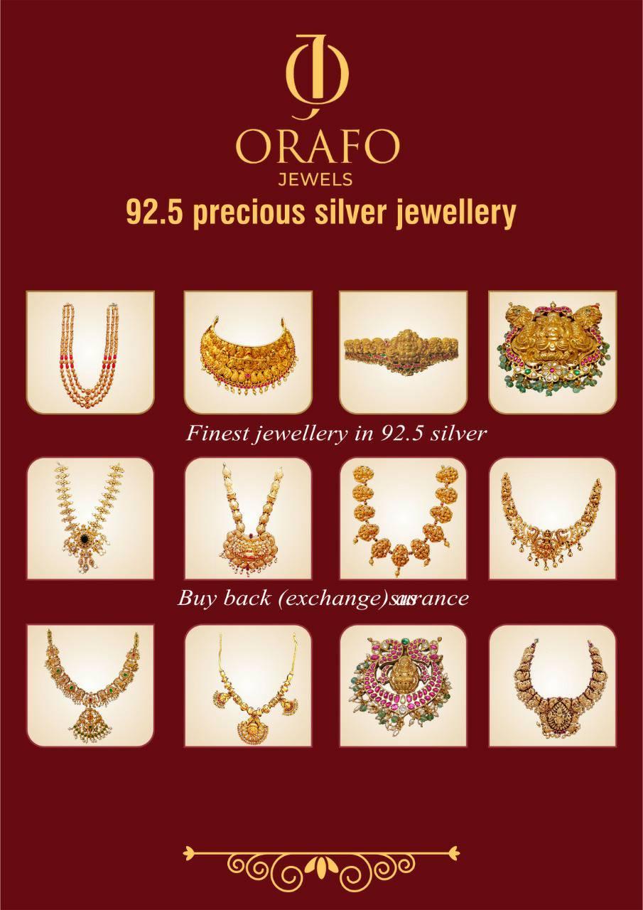  Welcome to the world of Sterling Silver Jewellery in Somajiguda | Orafo jewels