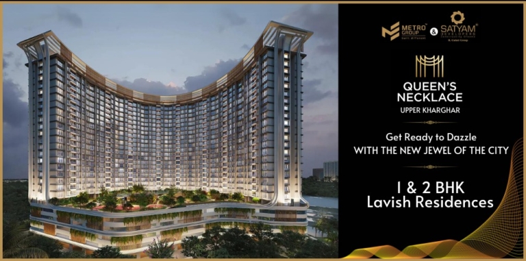  Get 1 BHK and  2 BHK Flats in Kharghar At Queens Neckles