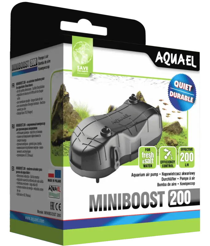  Aquael Miniboost Airpump For Fish Aquarium