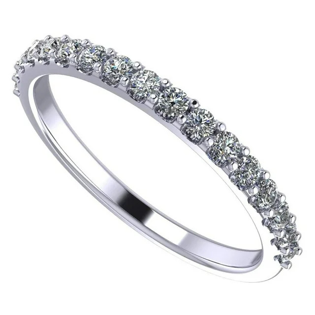  "Elegant Symbol of Forever: NANA Jewels Zirconia Wedding Band Ring!"