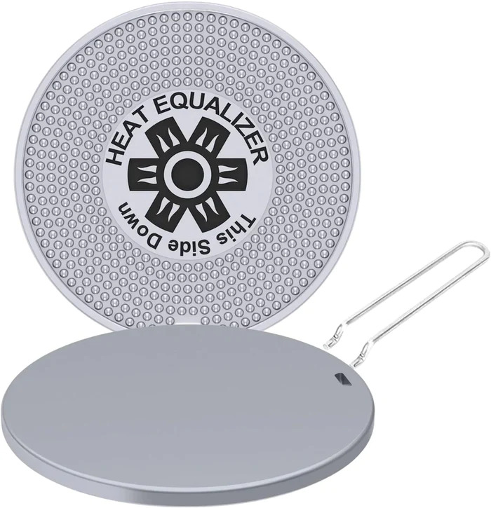 Elevate Your Cooking: High Polish Commercial Heat Equalizer Heat Diffuser