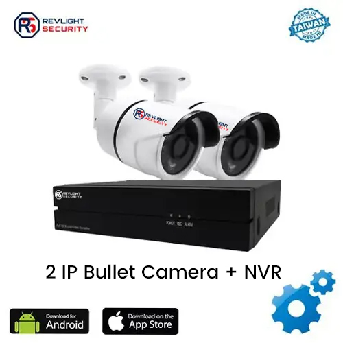  Keep an Eye on Your Valuables with 2 Camera IP Security System!