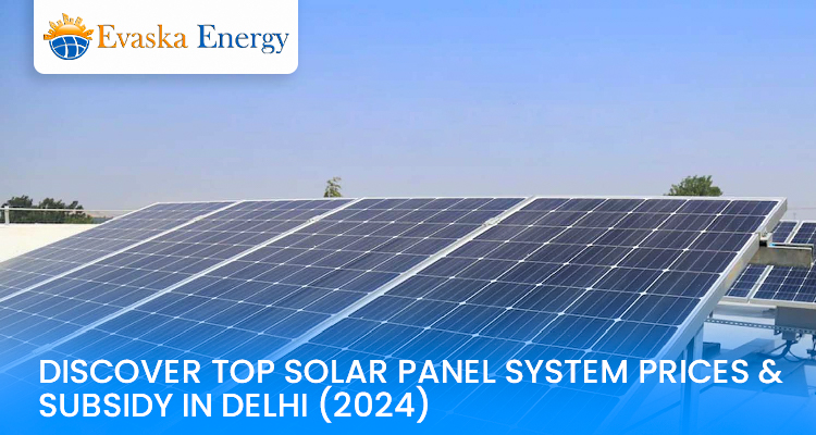  Solar Panel Prices & Subsidies In Delhi 2024 | Evaska Energy