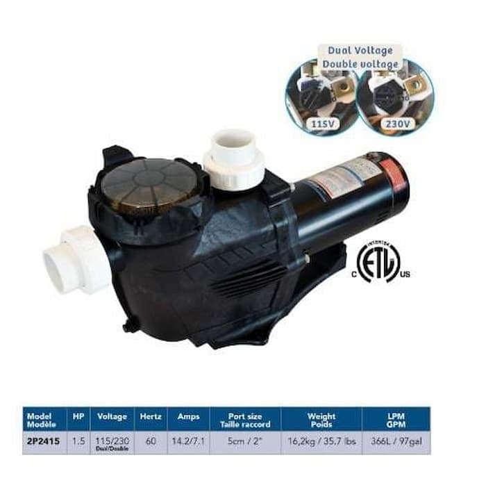  In-Ground Pool Pump (2P2515)