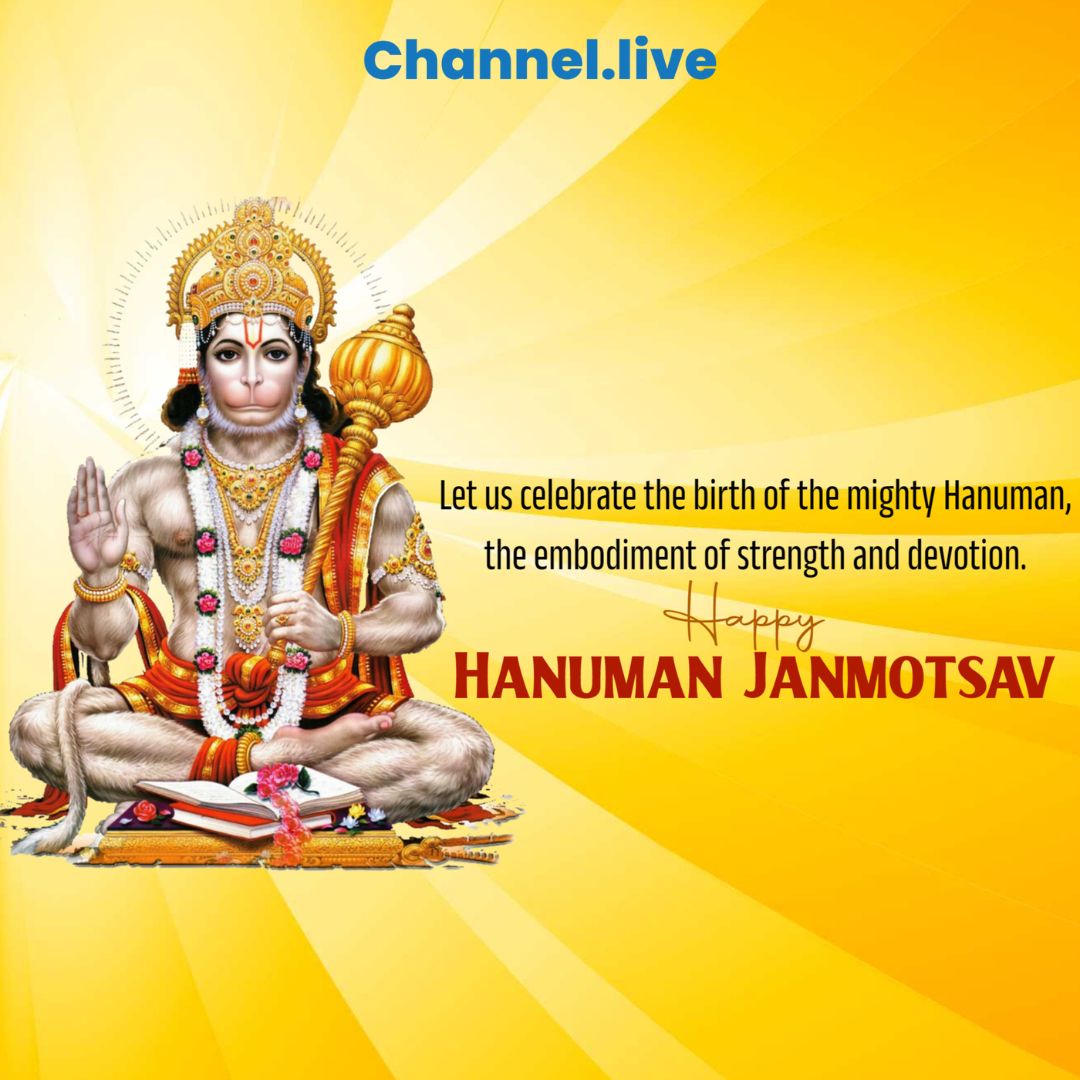  "Channel.live: Illuminate Your Hanuman Janmotsav with Tailored Digital Marketing Solutions!"