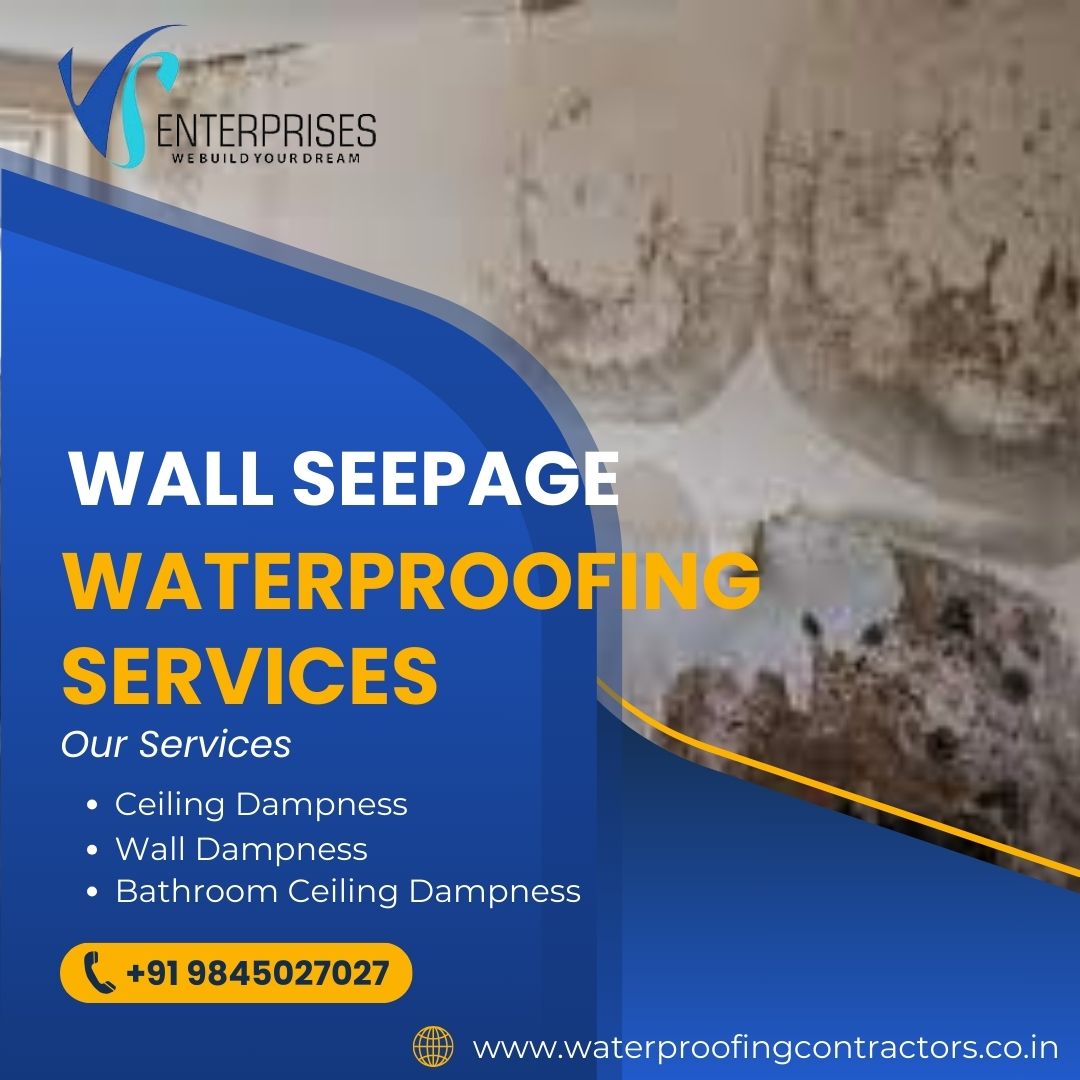  Wall Seepage Waterproofing Contractors in Bangalore