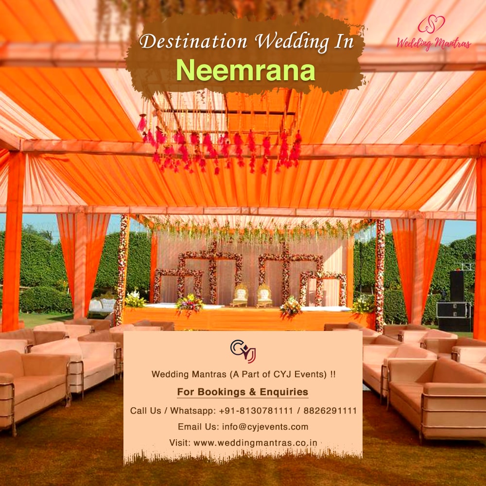  Plan Your Neemrana Destination Wedding with CYJ - Finest Wedding Venues near Delhi