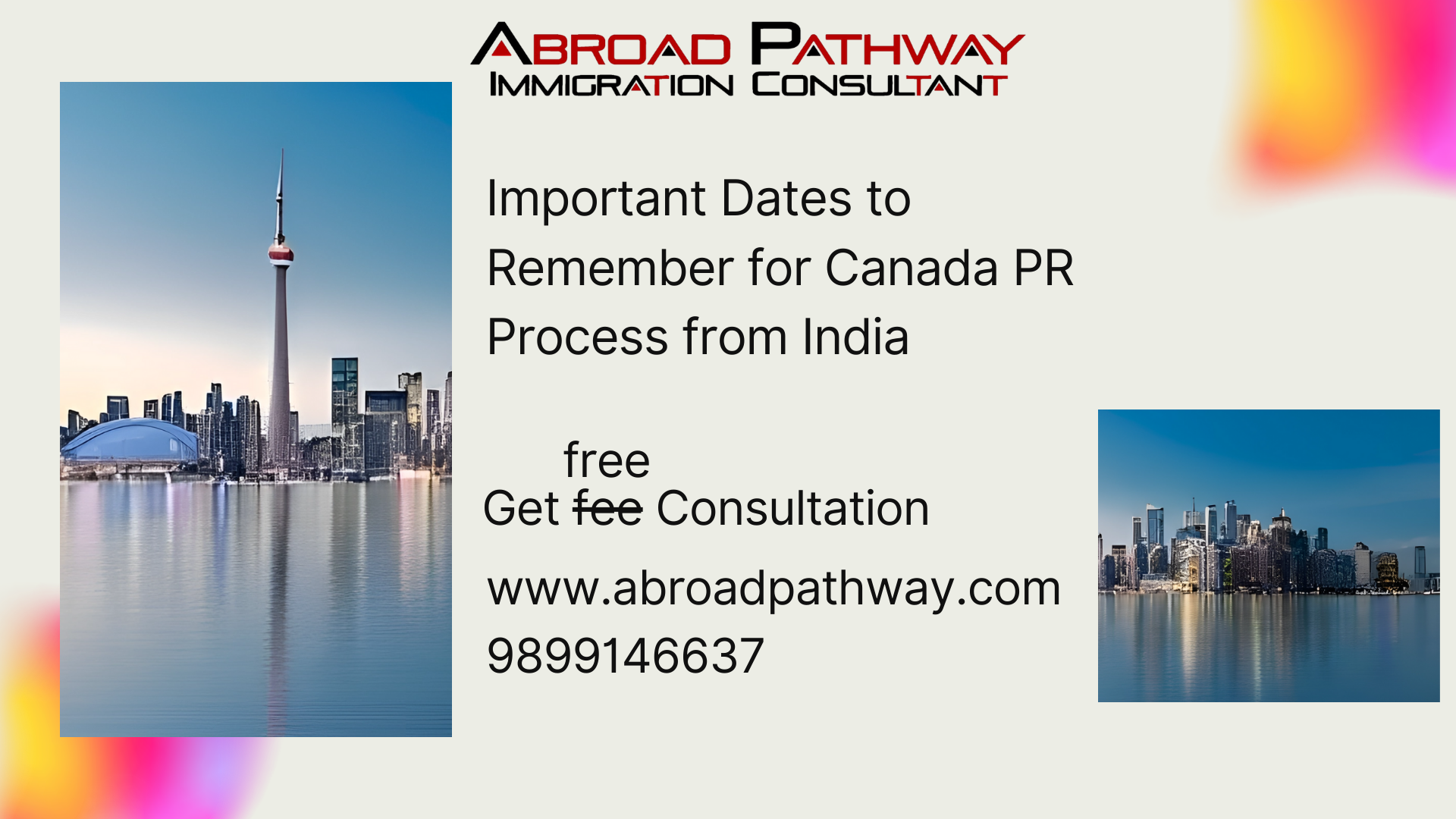  Important Dates to Remember for Canada PR Process from India