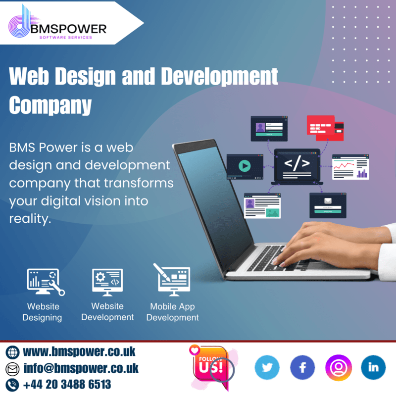 BMS Power | Web Design and Development Company in London