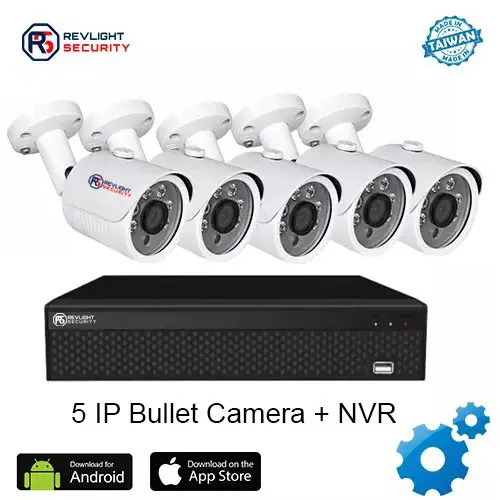  Enjoy High-Definition Surveillance with our 5 camera Security System!