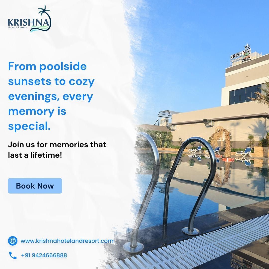  Swimming Pool Party In Khargone | Krishna Hotel and Resort