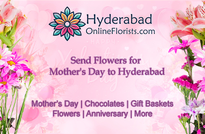  Send Flowers for Mother's Day to Hyderabad with HyderabadOnlineFlorists