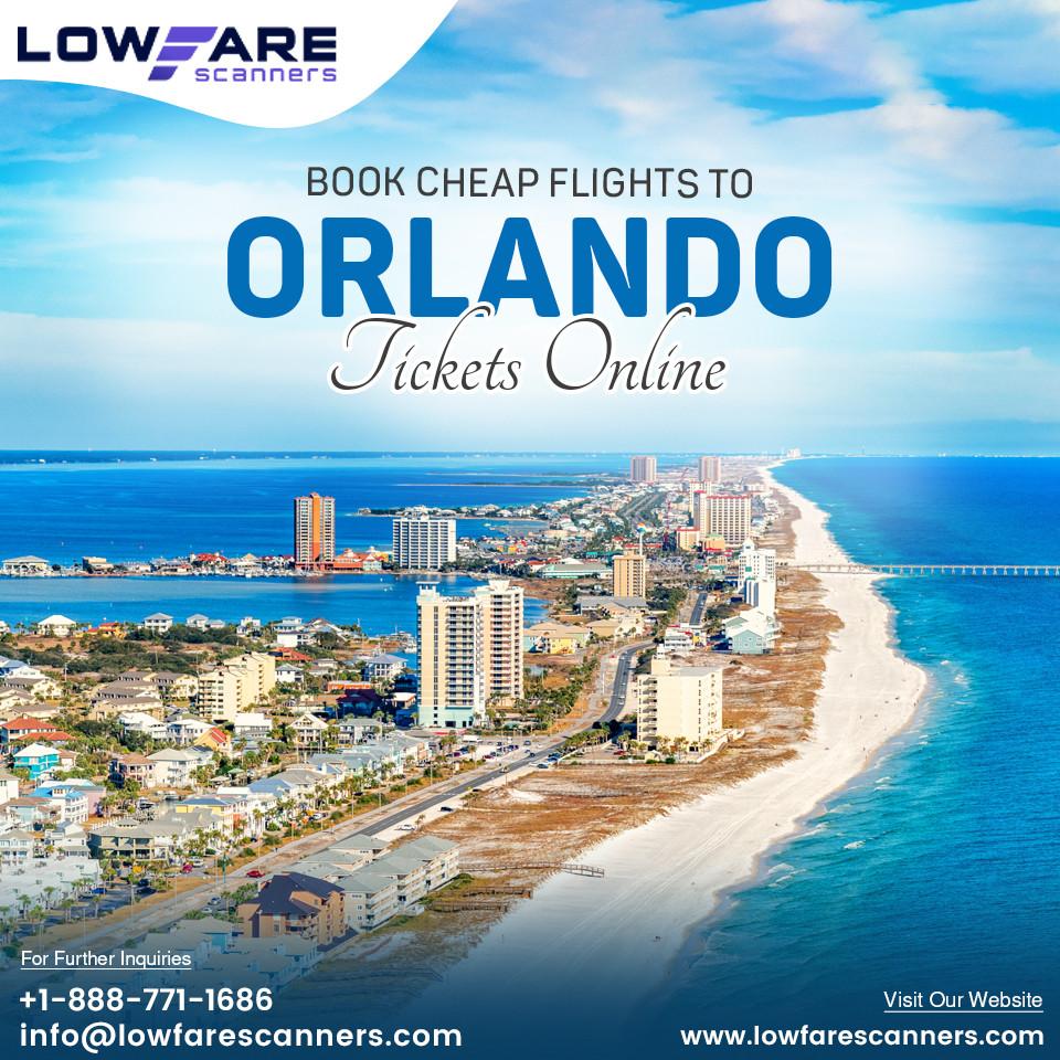  Get cheap Flights to Orlando Tickets Online with Lowfarescanners