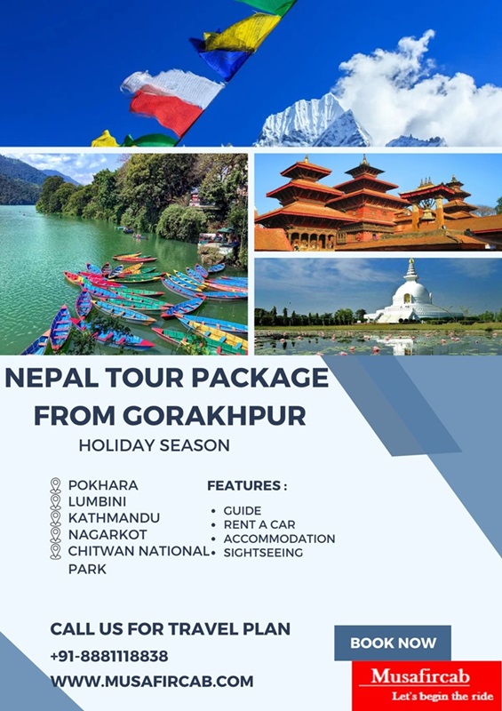  Gorakhpur to Nepal Tour Package, Nepal Tour Package from Gorakhpur