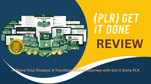  Achieve Your Dreams: A Transformational Journey with Get It Done PLR