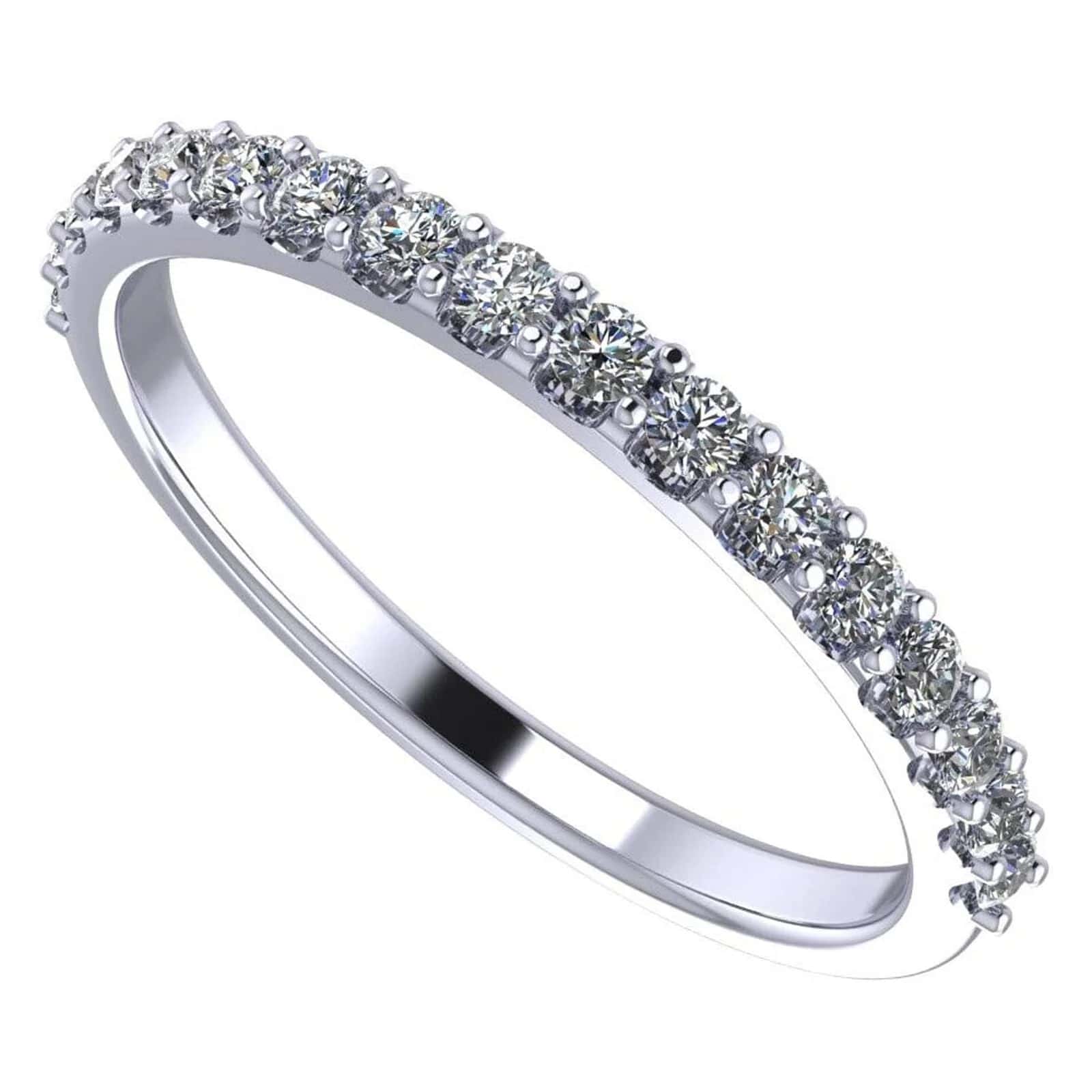  "Radiant Love: NANA Jewels Women's Pure Brilliance Zirconia Wedding Band CZ Ring - Size 5"
