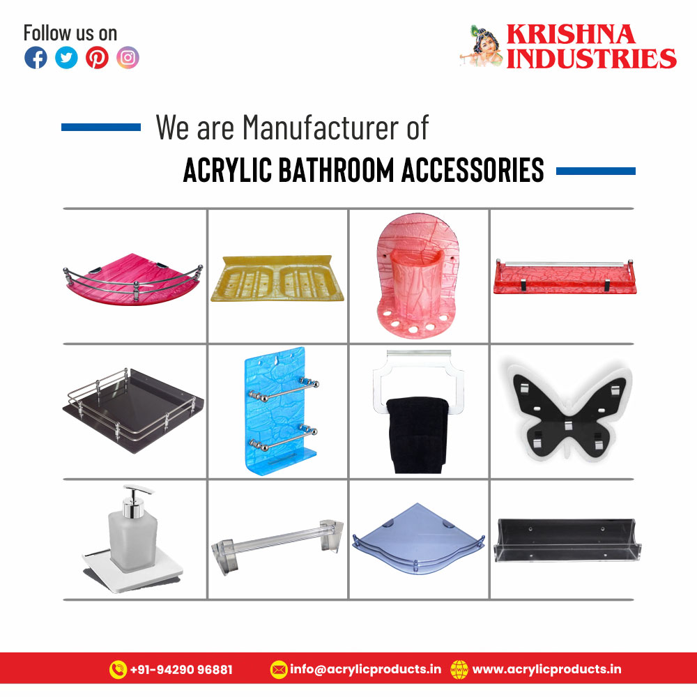  Acrylic Bathroom Accessories Manufacturers in Rajkot India