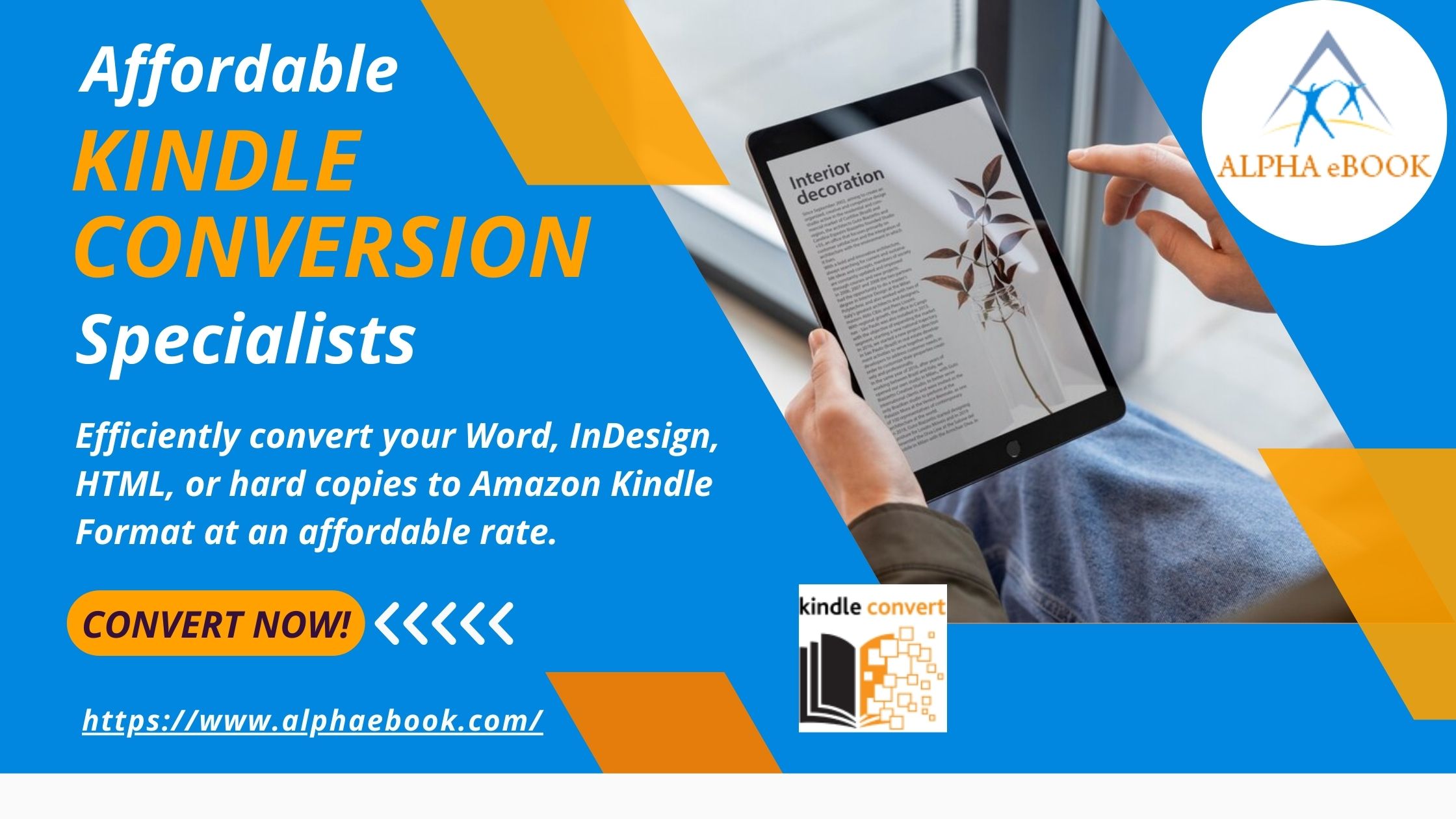  Expert Kindle eBook Conversion Services - Alpha eBook