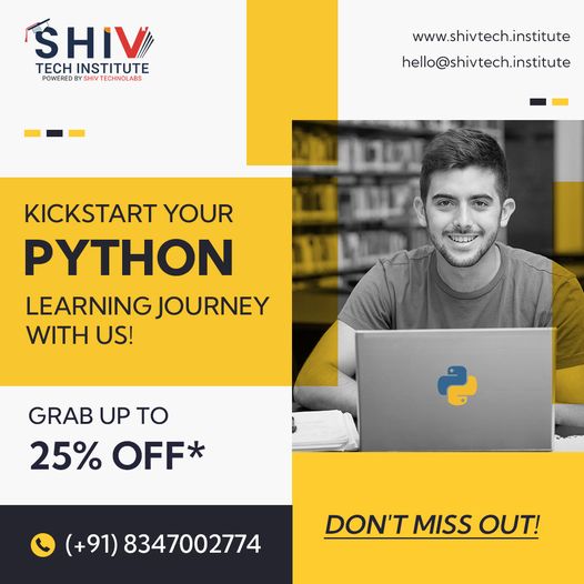  Kick-start Your Python Training in Ahmedabad at Shiv Tech Institute