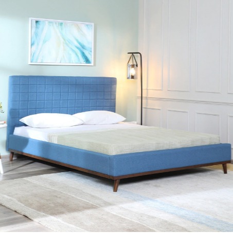  Buy Upholstered Bed In Blue Colour In King Size online up to 70% OFF from Apkainterior