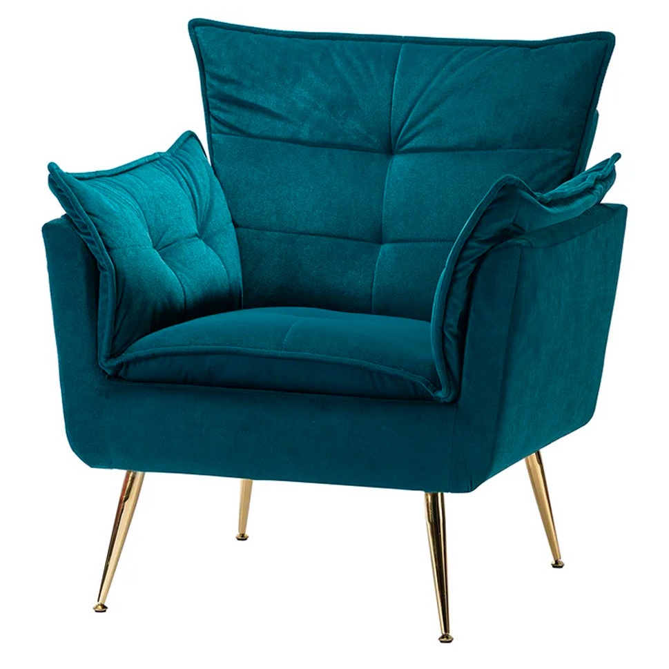  Mide Accent Chair(blue Color)